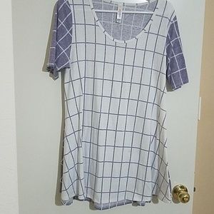 Lularoe Classic T Medium Purple and White